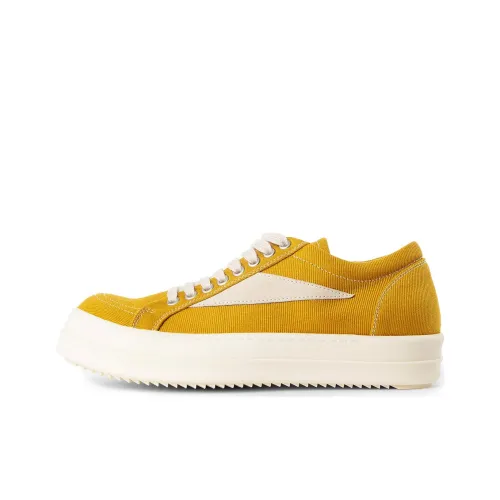 RICK OWENS/RO Porterville Low-Top Skateboard Shoes Women's Yellow