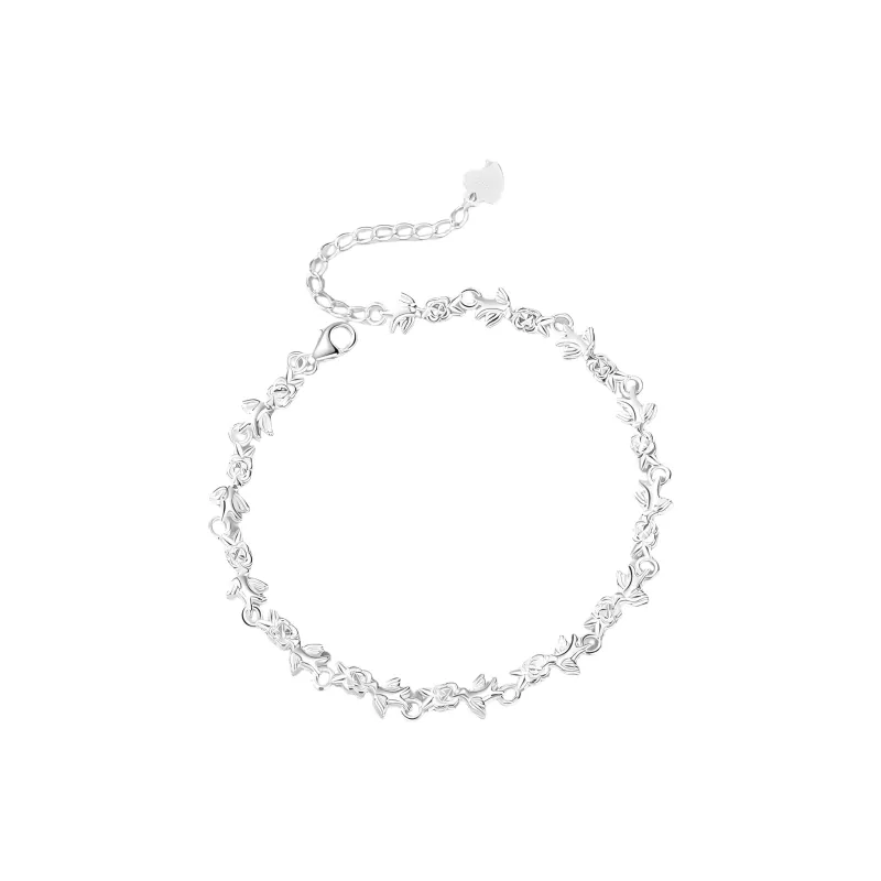 HAOYINFANG S999 Fine Silver Bracelets Women's-0