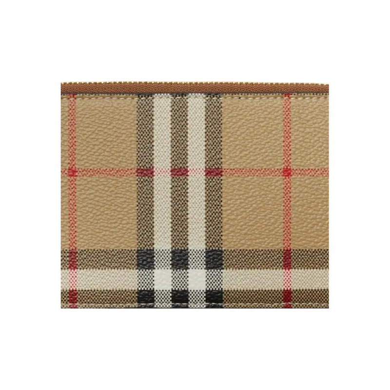 Burberry Polyurethane Card Holder Regular Women's Archive Beige-3