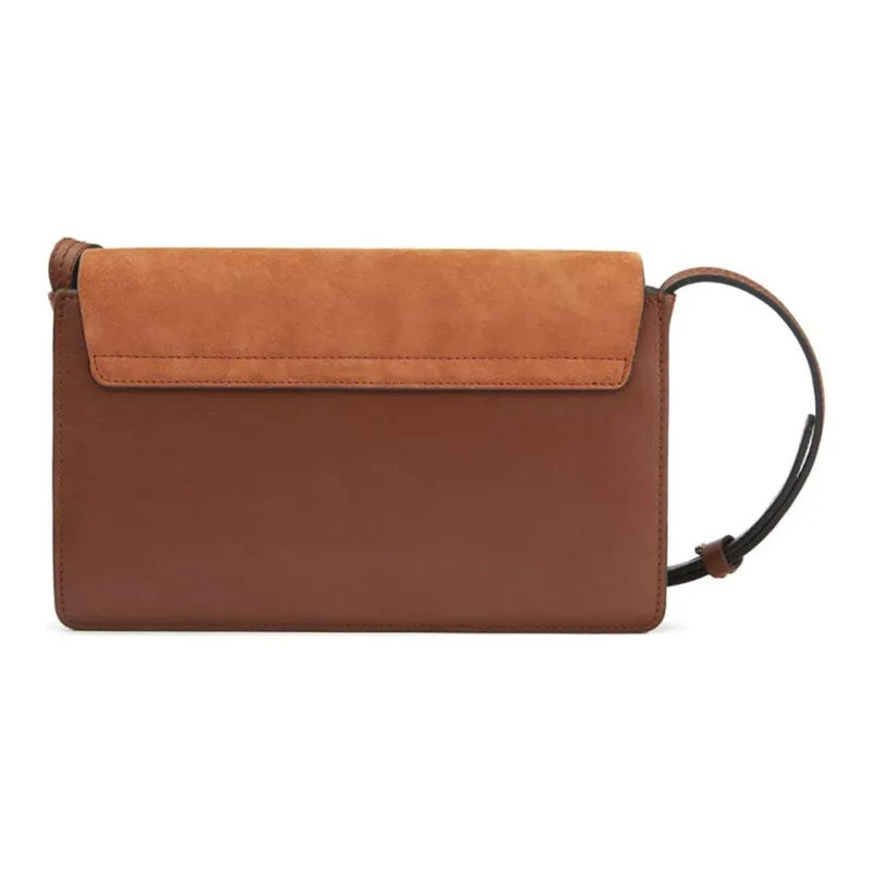 Chloe Faye Cow Leather Shoulder Bag Crossbody Bag Women's Brown-1