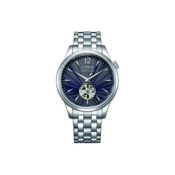 CITIZEN Mechanical Movement Stainless Steel Strap Watch 40mm Men's Watches Blue Dial