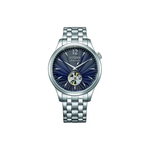 CITIZEN Mechanical Movement Stainless Steel Strap Watch 40mm Men's Watches Blue Dial