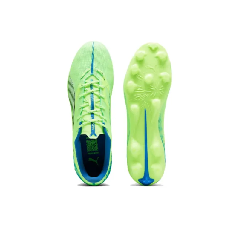 PUMA Anti Slip Wear Resistant Soccer Shoes Men's Green-3