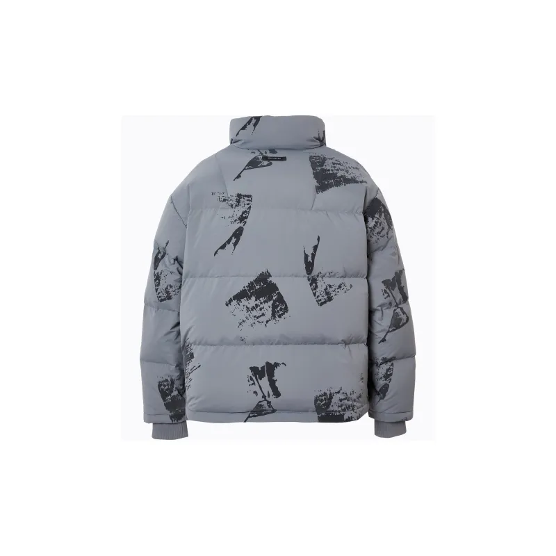 JACK JONES· Gray Duck Down Down Jacket Coat Men's Forged Steel Gray-1
