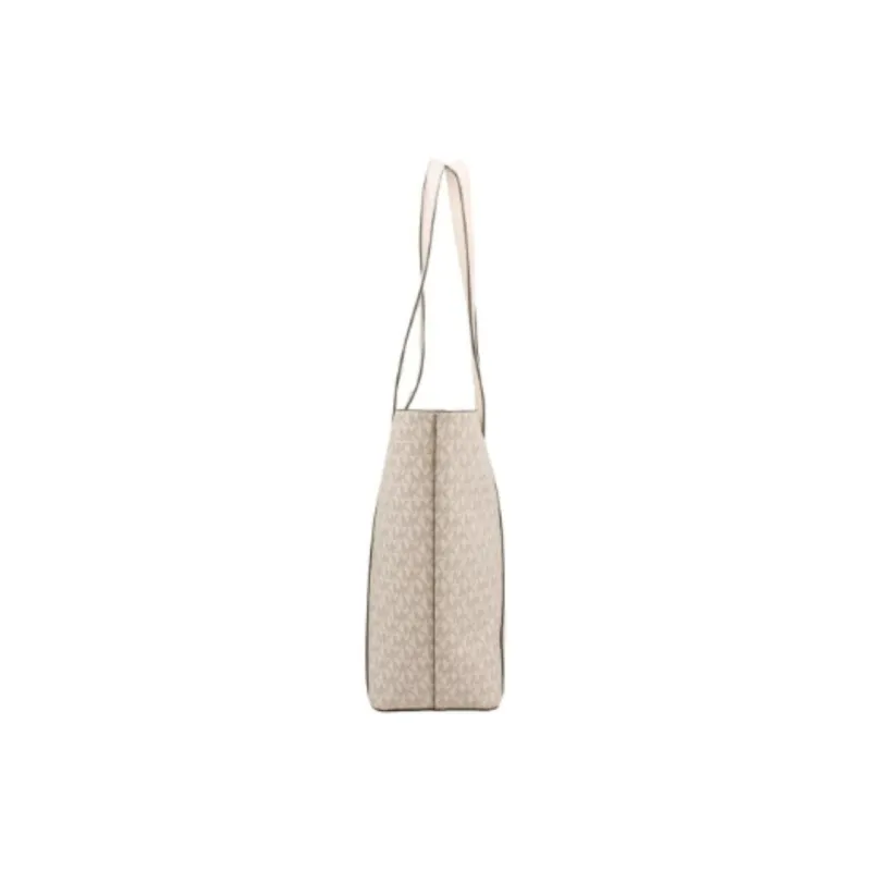 MICHAEL KORS Jet Set Travel Canvas Tote Bag, Shopping Bag, Shoulder Bag, Handbag Tubas Women's White-3