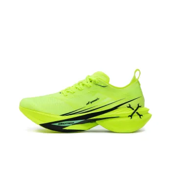 361° Flying Dragon 2.0 Cushioning Anti Slip And Wear Resistant Low Top Carbon Plate Casual Running Shoes Unisex Green
