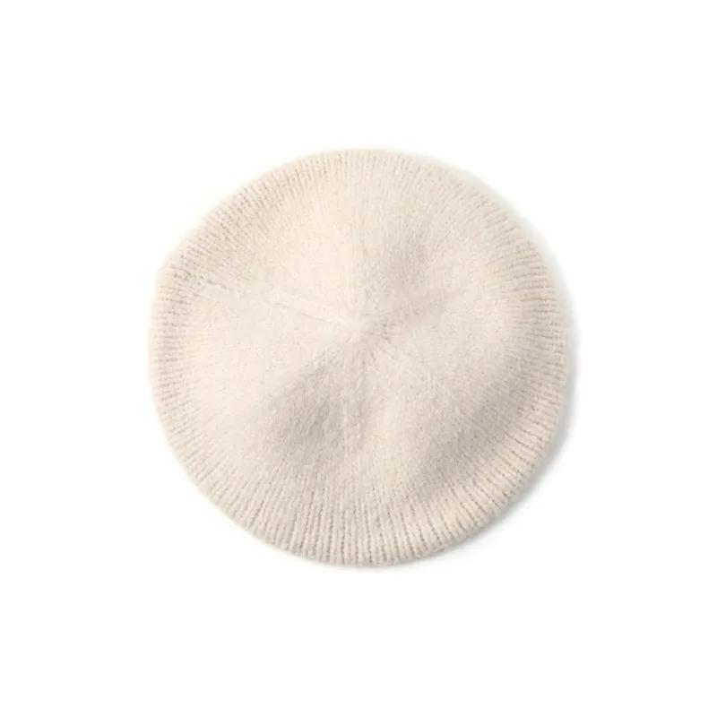 FREE RABBITⅡ Fall And Winter Fashion Warm Plush Knitted Fabric Painter Beret Women's-1