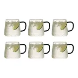 6 Pack Transparent Heat-Resistant Begonia Cup