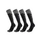 Black Gray Professional Ski Socks[2 Pack]