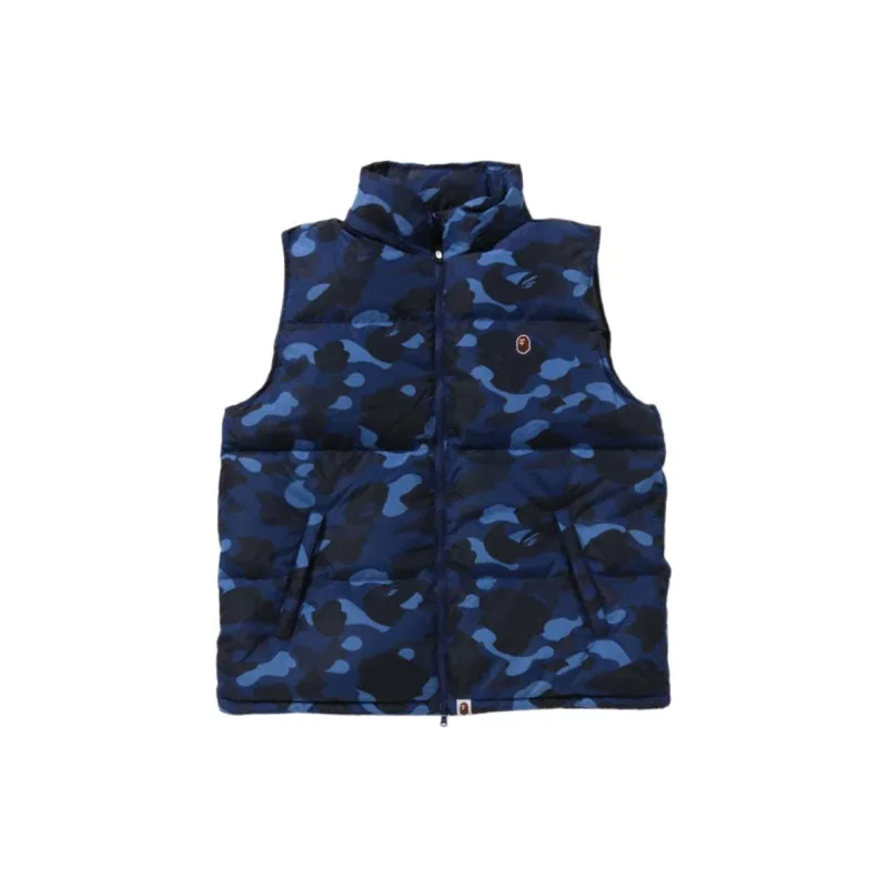 A BATHING APE Color Camo Down Vest-1