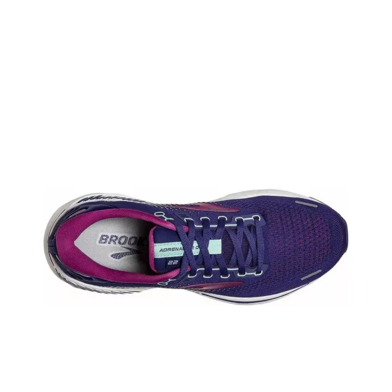 Brooks Non-slip Support Low-Top Running Shoes Women's Purple-1