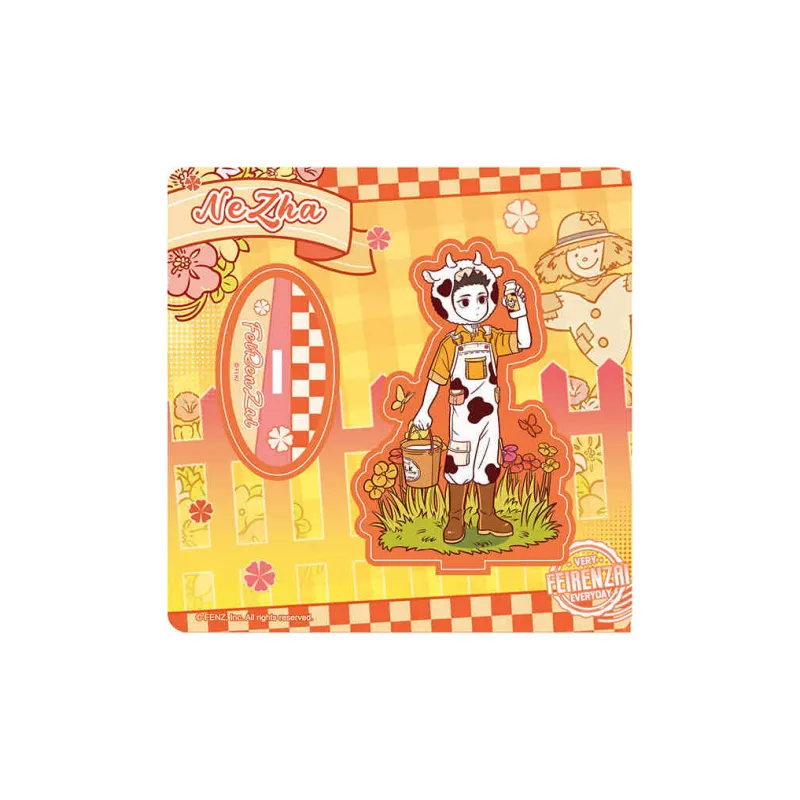 Inhuman Pastoral Rustic Collection Colorful Window Original Cartoon Character Desktop Ornament Acrylic Stands-2