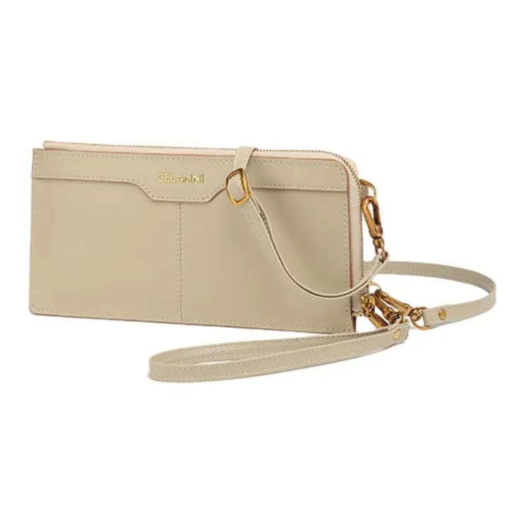 GELANNI Cow Leather Cell Phone Pouch Women's Multicolor-13