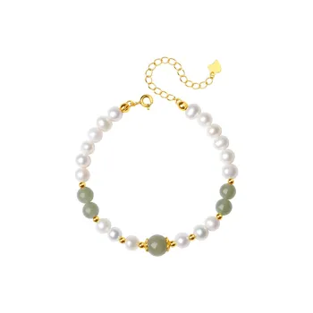 Zhi Yue Bracelets Green Jade Women's