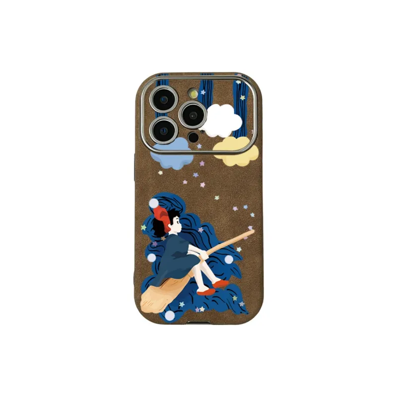 KESHIXIONG TPU Material Magic Girl Phone Case Compatible With IPhone 15/14 Plus/13/12/11/15 Pro Max/XS/XR/XS Max/8 Plus-0