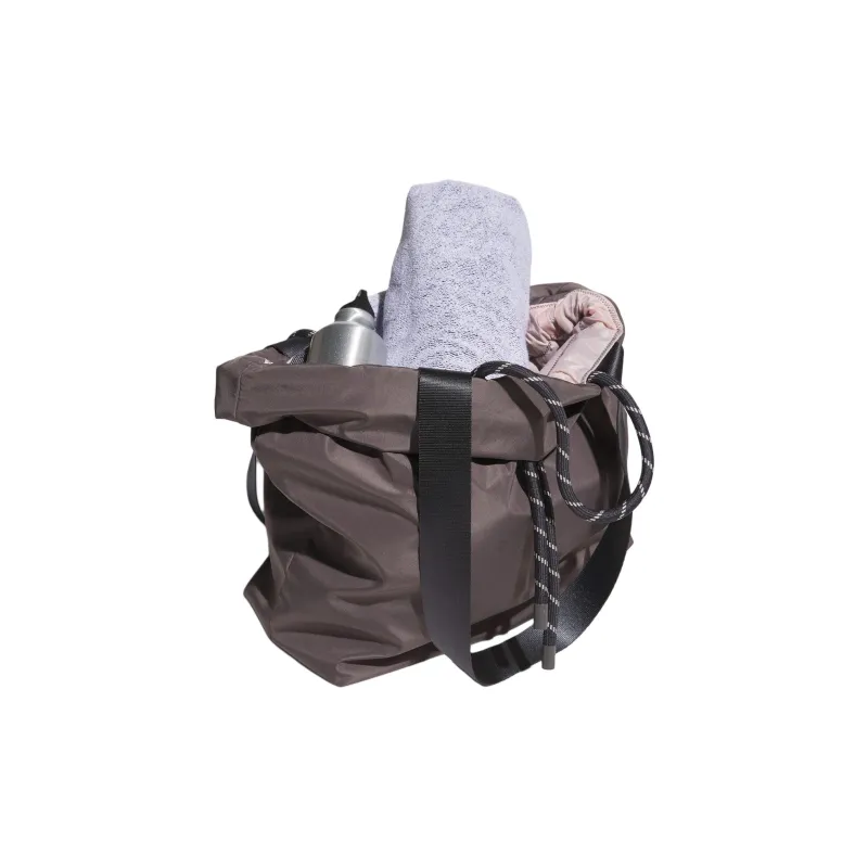 Adidas Polyester Bucket Bag, One Shoulder Handbag Women's Coffee-3