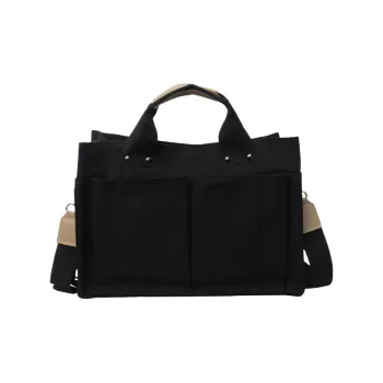 Yalu Canvas Canvas Bag One Shoulder Handbag Regular Women's Green/Yellow/Ecru/Pink/Black