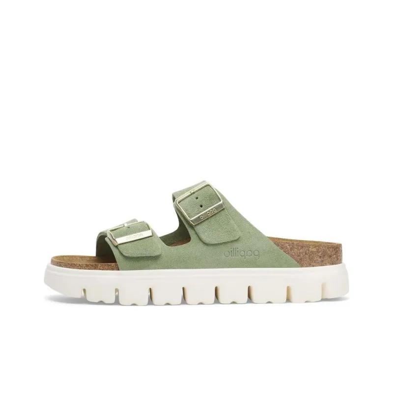 Birkenstock Arizona Series EVA Slip-Resistant Slide Slippers Women's Green-0