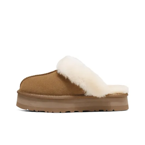 BOSSSUNWEN Wrap toe Slippers Women's Chestnut