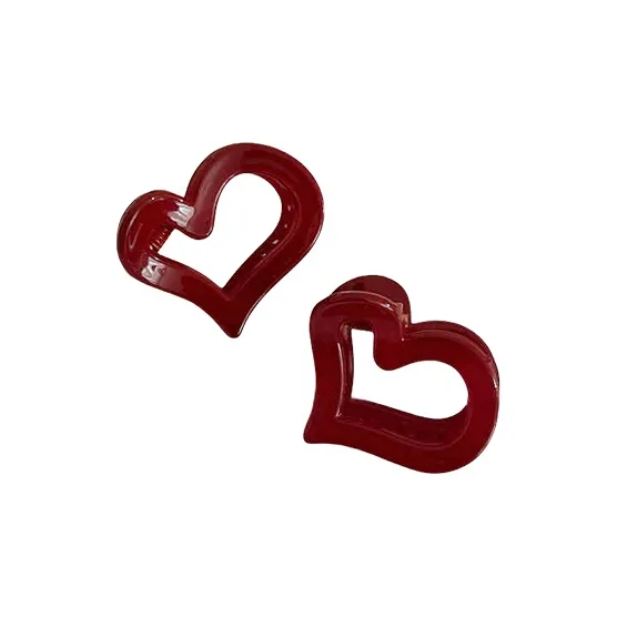 Water Jade Acrylic Hair Clips Women's-0