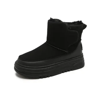 M.M Party Warm And Wear Resistant Short Snow Boots Women's