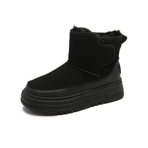 M.M Party Warm And Wear Resistant Short Snow Boots Women's