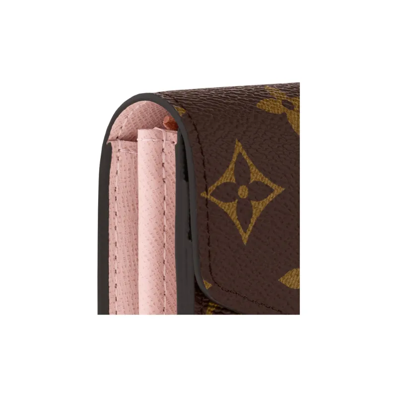 LOUIS VUITTON Sarah Wallet Monogram Rose Ballerine-5