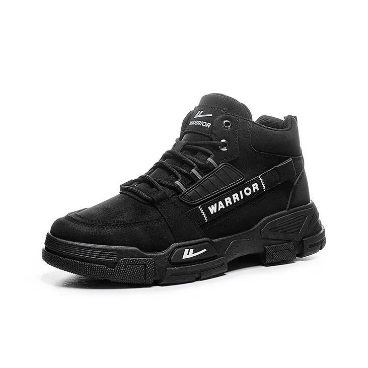 Warrior Wear Resistant Water Resistant Slip Resistant Low Top Hiking/Trekking Shoes Men's Black-1