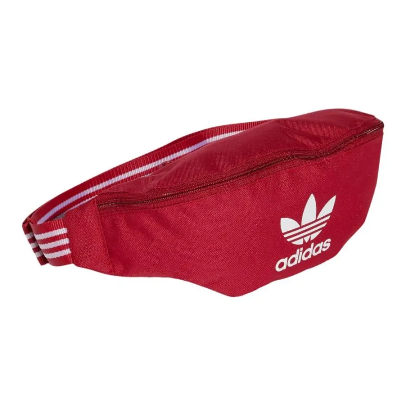 Adidas Originals Recycled Polyester One Shoulder Crossbody Fanny Pack Unisex Red-1