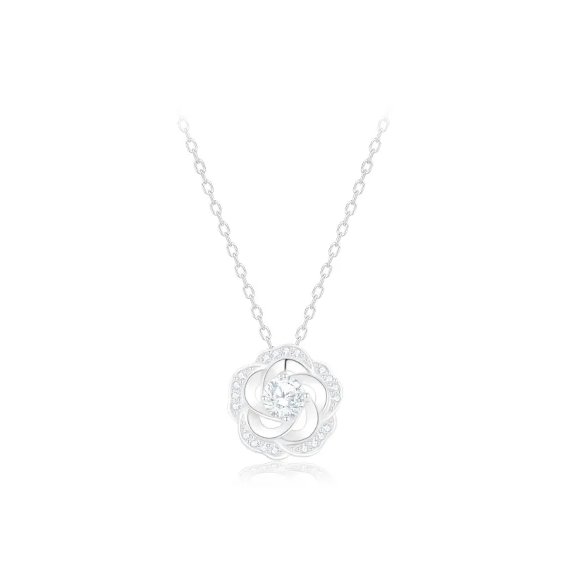 PRETTY DIARY S925 Silver Necklaces Women's-0
