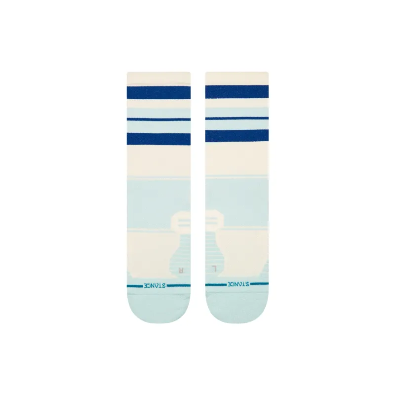 Stance Mid Calf Socks Unisex 1 Pack Light Blue-1