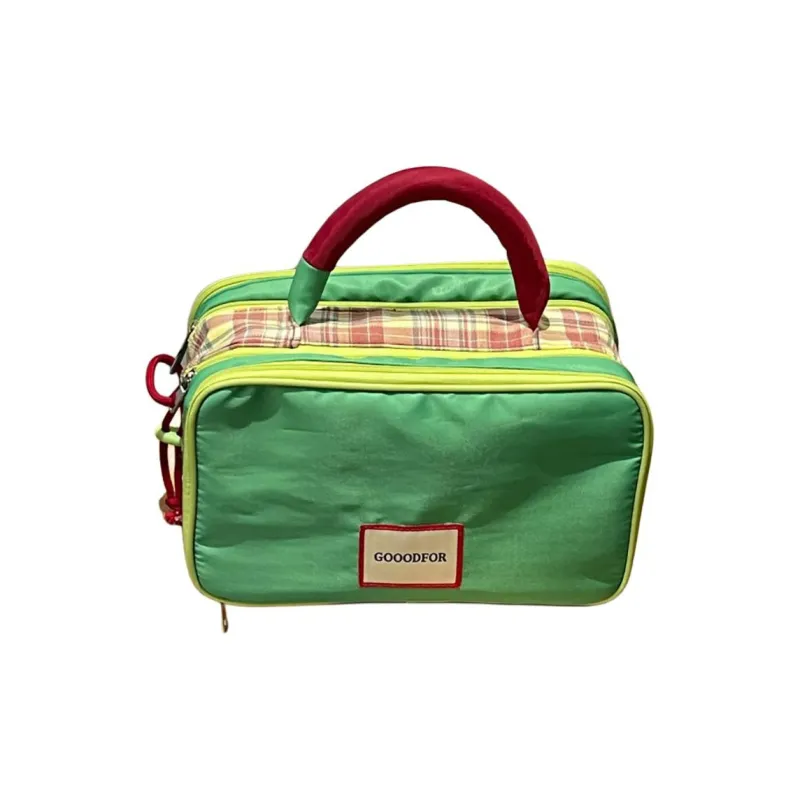 LUTEDAN Storage Bags Yellow Green-3