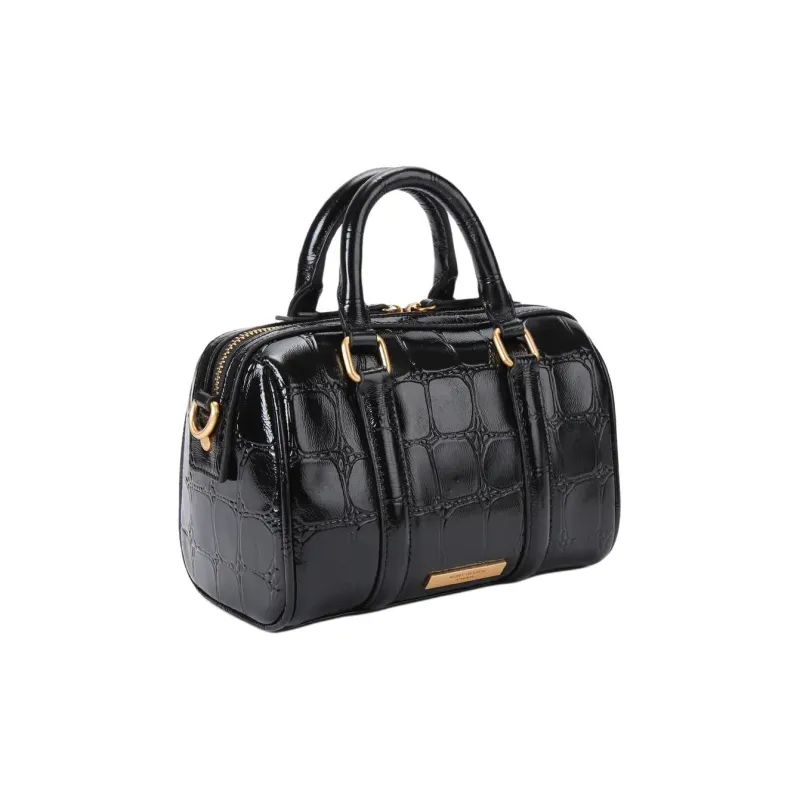 Kurt Geiger London Crocodile Embossed Leather Shoulder Bag Crossbody Bag Handbag Small Size Women's Black-3