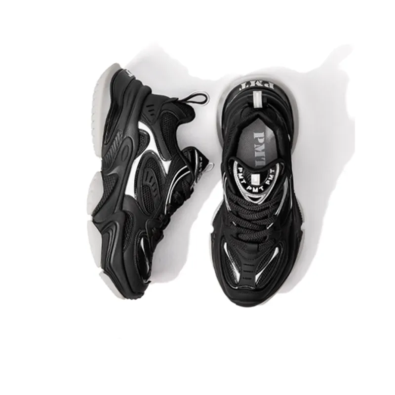 PMT Nirvana Series Anti-Slip And Wear-Resistant Lightweight Height Increasing Low-Top Chunky Sneakers Unisex-4