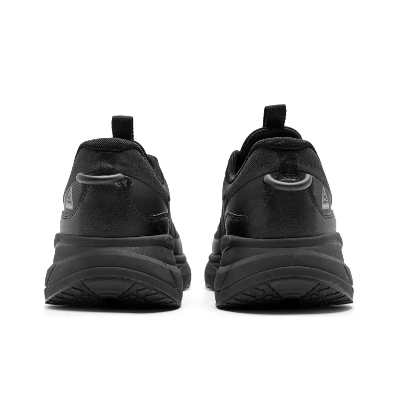 QIAODAN Flying Cloud Cushioning Anti Slip And Wear Resistant Breathable Coverage Low Top Running Shoes Men's Black-3