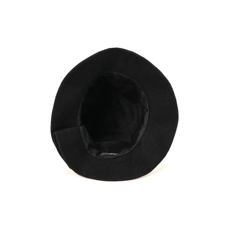 Yohji Yamamoto Wool Bucket Hats Unisex Black-3