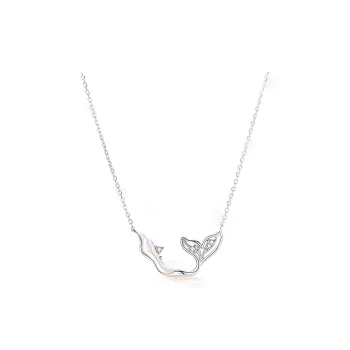 JESCAKOO S925 Silver Necklaces Women's