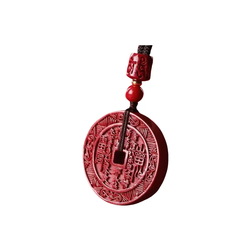 Tanner Reconstructed Cinnabar Pendants Unisex-2