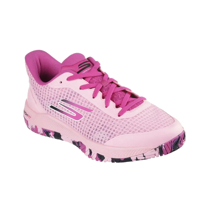 Skechers Viper Court Pro Slip-Resistant Breathable Low-Top Training Shoes Men's Pink Black-2
