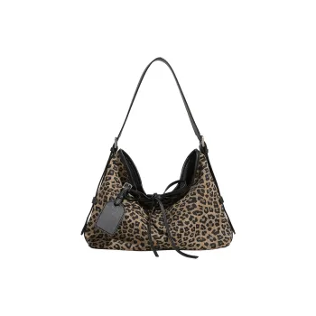 H YXIANG Artificial Leather Shoulder Bag Regular Women's Coffee/Brown
