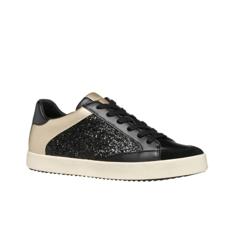 GEOX Blomiee Low-Top Skateboard Shoes Women's Black-1