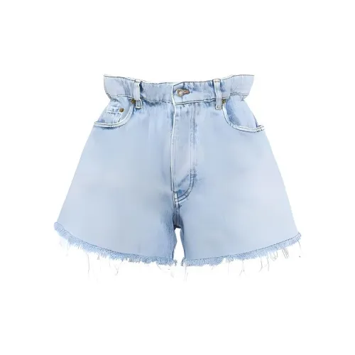 MIU MIU Denim Shorts Women's Blue