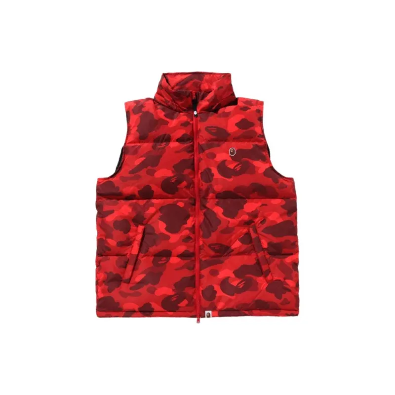 A BATHING APE Color Camo Down Vest-10