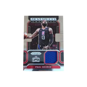PANINI Paul George Clippers Autographed Jersey Card Jersey Slices Star Card Thick Cartoon Condition Sports Cards 1 Pc