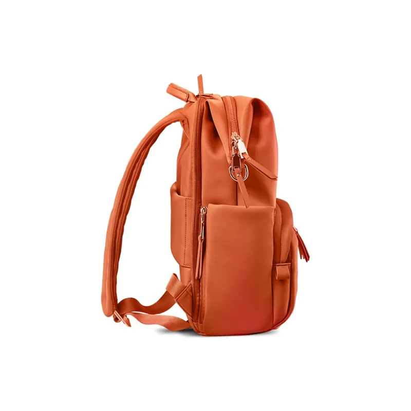 ECHOLAC Fabric Backpack Women's Gray/Pink/Black/Orange/Lake Green-25