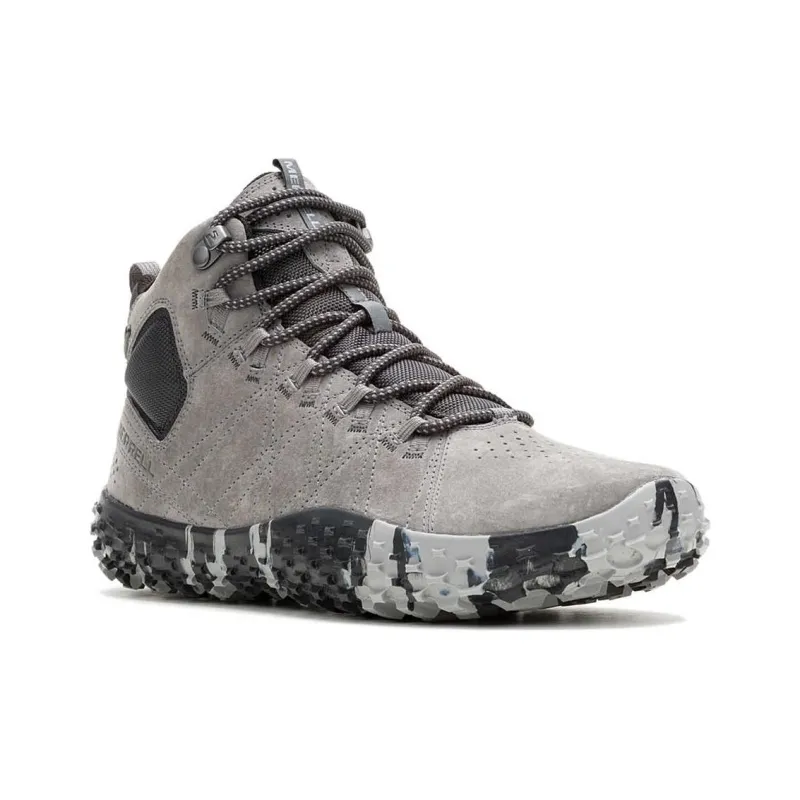 MERRELL Wrapt Anti-Slip Wear-Resistant Mid-Top Trekking Shoes Men's Gray-2
