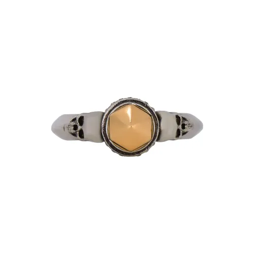 Alexander McQueen Rings Unisex Gold/Silver