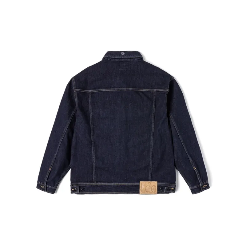 Lee Denim Jackets Men Dark Blue-1
