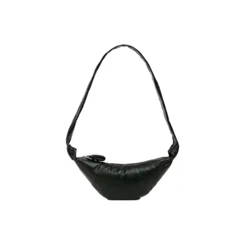 Lemaire Cotton Croissant Bag, Shoulder Bag, Crossbody Bag Small Size Unisex Forest Green