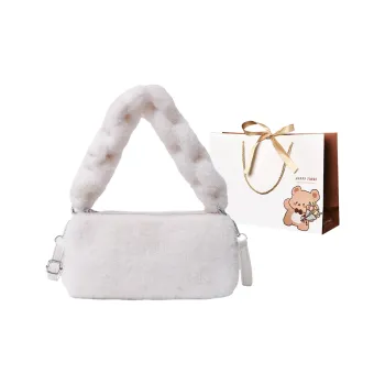ERANGBEAR Fuzzy Crossbody Handbag Women's Multicolor